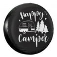 thumbnail image 1 of KAKALAD Camper Happy camping 3 Spare Tire Cover Weatherproof Universal Vehicle Accessories 14 Inch, 1 of 6