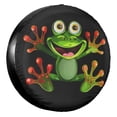 thumbnail image 1 of KAKALAD Happy frog Spare Tire Cover Universal Vehicle Accessories Buckle Car Tools 17”in, 1 of 6