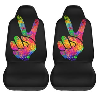 Peace Sign Seat Covers