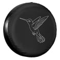 thumbnail image 1 of KAKALAD Hummingbird Flying Line Spare Tire Cover Universal Vehicle Accessories Buckle Car Tools 15”in, 1 of 6