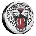 thumbnail image 1 of KAKALAD Leopard Print Spare Tire Cover Universal Vehicle Accessories Buckle Car Tools 17”in, 1 of 6