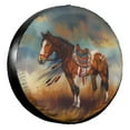thumbnail image 1 of KAKALAD Native American Horse 03 Universal Spare Tire Cover Car Vehicle Tools For Rv SUV Truck Camper Travel Trailer Accessories Buckle 16” Inch, 1 of 6