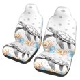 thumbnail image 1 of KAKALAD Ocean Sea Animal Turtle 01 Car Seat Covers Set Vehicle Front Seats Protector 2 Pcs, 1 of 9