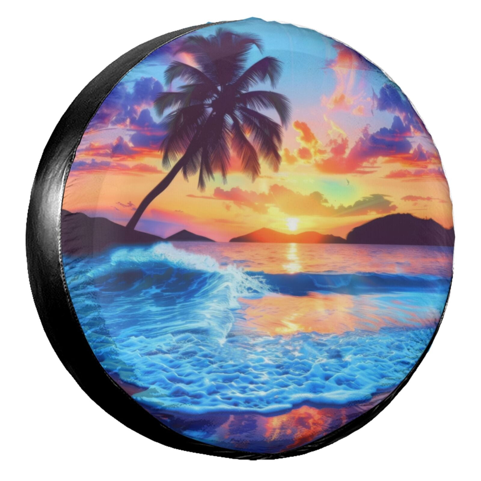 KAKALAD Ocean Sunrise Tropical Palm Tree Island Hawaiian Sunset Sea ...