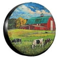 thumbnail image 1 of KAKALAD Red Barn And Cows 03 Spare Tire Cover Universal Car Vehicle Tools For Rv SUV Truck Camper Travel Trailer Accessories Buckle 15” Inch, 1 of 6