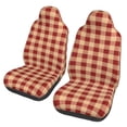 thumbnail image 1 of KAKALAD Red Buffalo Check Car Accessories Seat Covers Set Vehicle Seat Covers Universal Front Seats Protector 2 Pcs, 1 of 9