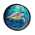 thumbnail image 1 of KAKALAD Sea Turtle Swiming in Underwater 01 Spare Tire Cover PVC Leather Wheel Protectors Weatherproof Universal Dust-Proof for Trailer Rv SUV Truck Camper Travel Trailer Accessories 14 ” Inch, 1 of 4