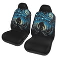 thumbnail image 1 of KAKALAD Starry Gorilla Night Walking Camping Hiking 01 Car Accessories Seat Covers Set Vehicle Seat Covers Universal Front Seats Protector 2 Pcs, 1 of 9