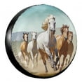 thumbnail image 1 of KAKALAD Steed Horses Run Gallop 02 Spare Tire Cover Weatherproof Universal Vehicle Accessories 14 Inch, 1 of 6