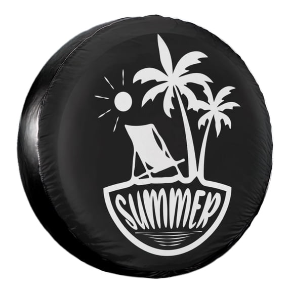 KAKALAD Summer beach Spare Tire Cover Weatherproof Universal Vehicle Accessories 14 Inch