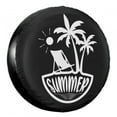 thumbnail image 1 of KAKALAD Summer beach Spare Tire Cover Weatherproof Universal Vehicle Accessories 16 Inch, 1 of 7
