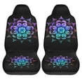 thumbnail image 1 of KAKALAD Teal And Purple Mandala 02 Car Seat Covers Set Vehicle Front Seats Protector 2 Pcs, 1 of 9