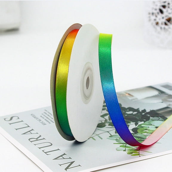 KAKOWELY 1 Roll Ribbon for Cake Box Wrapping Ribbon in Multi-color Polyester for Bakers
