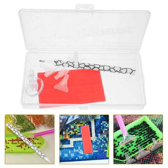 KAKOWELY 1 Set Multi Color Rhinestone Drilling Rollers Painting Tools for Jewelry Drilling Tool Craft Projects