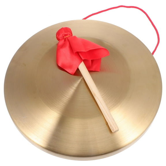 KAKOWELY 1 Set Traditional Style Hand Gong for Plaything and Training Use