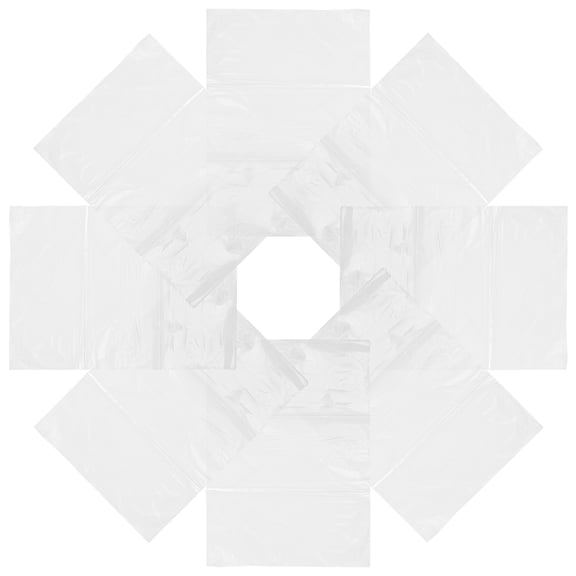 KAKOWELY 100Pcs Clear Plastic Heat Shrink Wrap Bags for Protective Packaging in 15x21 Inches