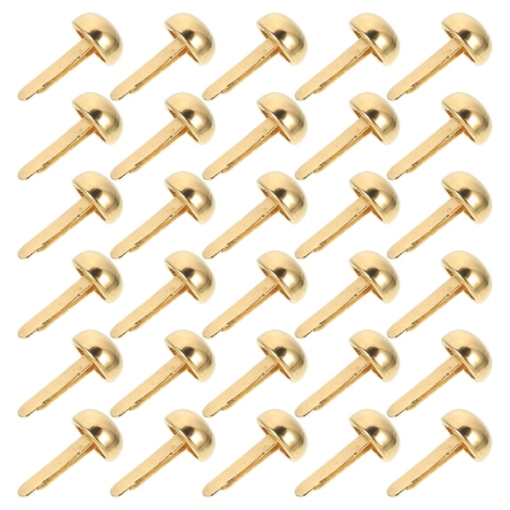 KAKOWELY Kakowely Golden Paper Fastener Brads for Scrapbooking and Photo Fixing 100Pcs