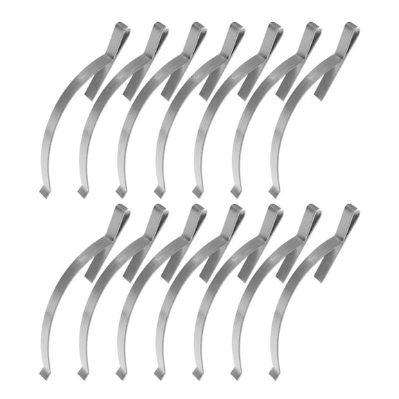 KAKOWELY 100Pcs Window Screen Frame Parts Stainless Steel Spring Clips for Wear Resistant Glass Screen Fixing