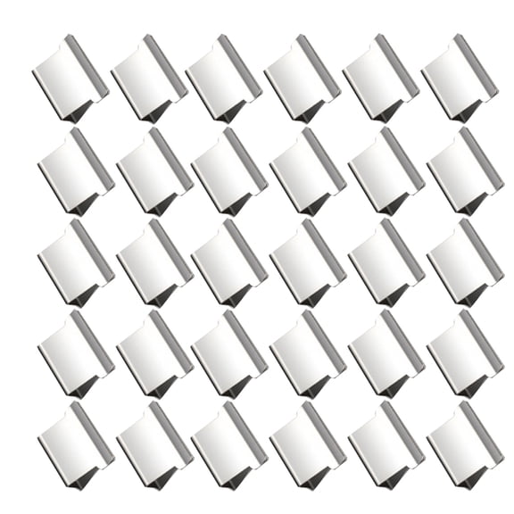 KAKOWELY 100pcs Portable Paper Clam Clip Silver Metal for Planner Accessories Modern Design