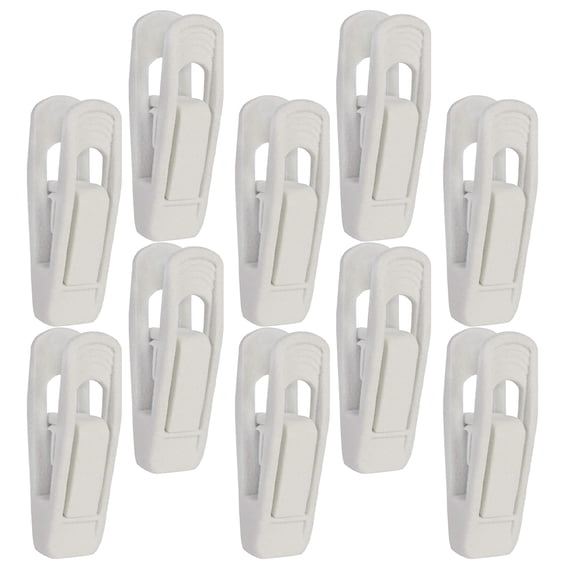 KAKOWELY 10Pcs Clips for Clothes Soft Grip Flocked Velvet Clips for Pants and Suits