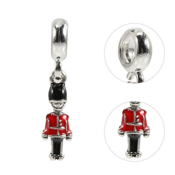KAKOWELY 10Pcs Keychain Accessories Charms Nutcracker Shape for Diy Makers Decorations