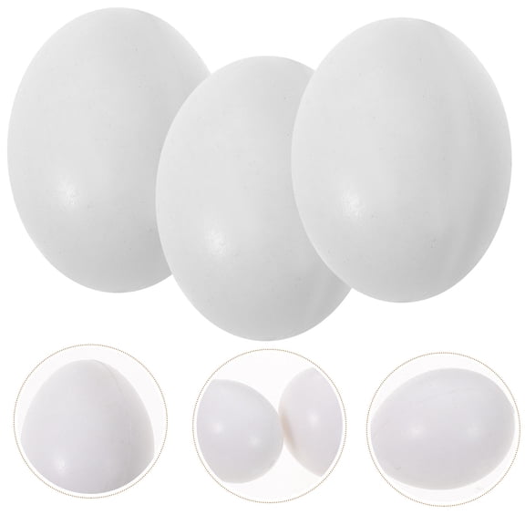 KAKOWELY 10pcs Cockatiel Eggs Plastic for Bird Breeders Hatching Quality Control