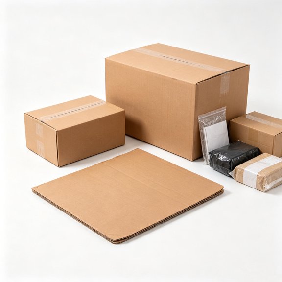 KAKOWELY 12Pcs Corrugated Cardboard Sheets Shipping Carton Inner Liner Pad Yellow Durable Packaging Accessory