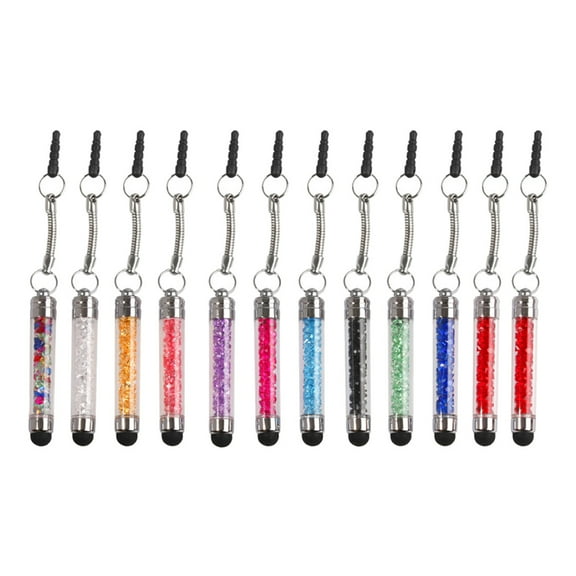 KAKOWELY 12Pcs Writing Tools Capacitive Pens with Smooth Tip for Phone and Computer Use