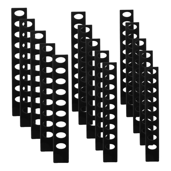 KAKOWELY 15Pcs Black Plastic Cutter Edge Covers for Kitchen Cutters Reliable Home Cutter Sleeve