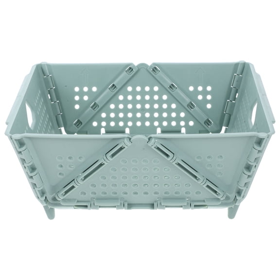 KAKOWELY Collapsible Kitchen Colander Green Plastic 1Pcs 8.84X8.25X3.93In