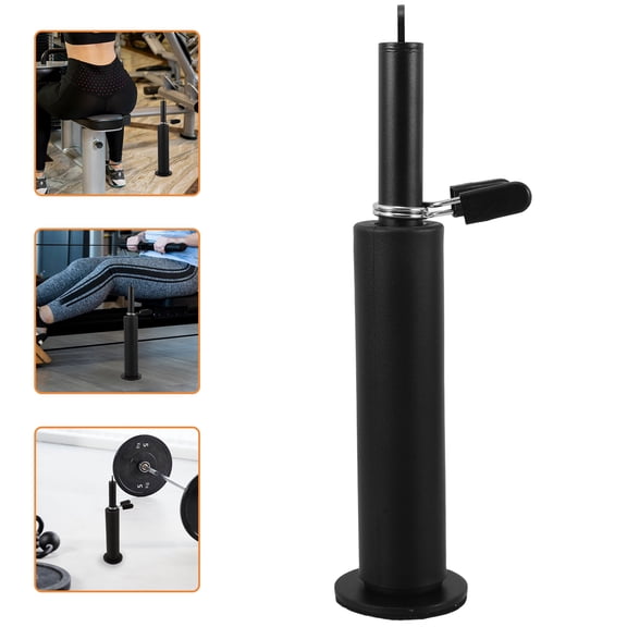 KAKOWELY 1Pack Iron Loading Pin Barbell for Home Workout Cable Machine Attachment