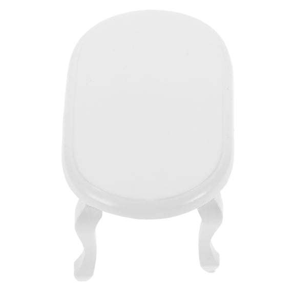 KAKOWELY 1Pack Mini House Tea Table Model End Table Model White Birch Wood For Children Hobbyists Mini Furniture Prop