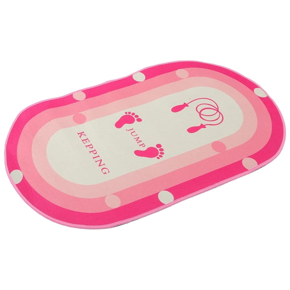 KAKOWELY Yoga Skipping Mat Exercise Mat Foot Protection Noise Reduction 1Set 31.5x19.7in