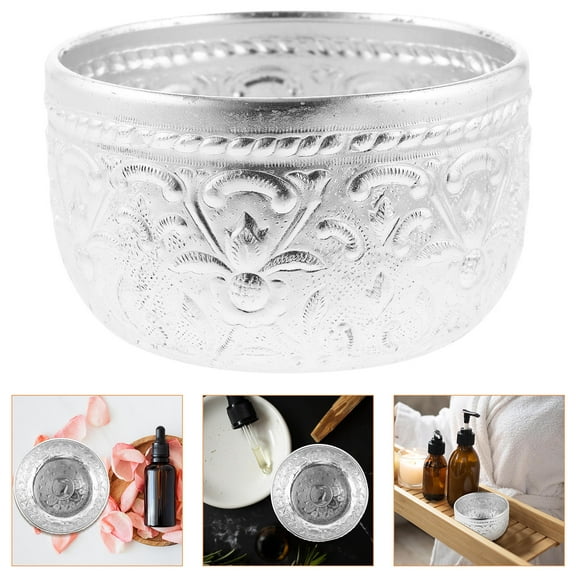 KAKOWELY 1Pack Thai Traditional Tin Bowl For Home Users And Cultural Enthusiasts 10.00X10.00X6.00Cm
