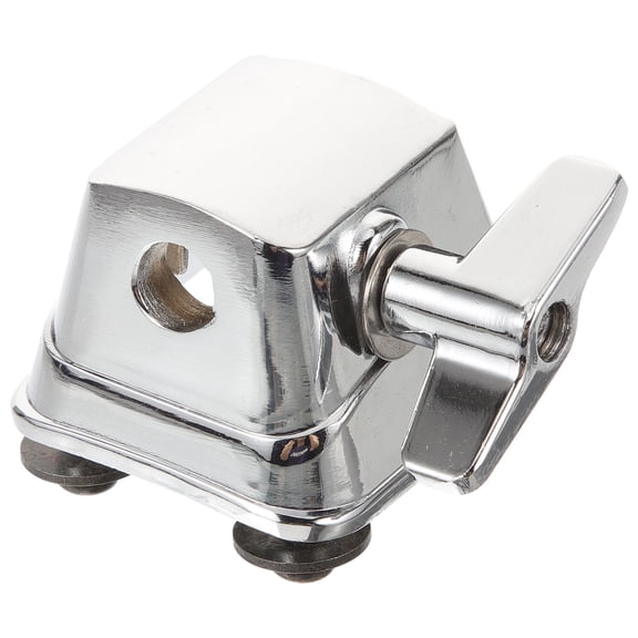 KAKOWELY 1Pack tom mount for Practice with Sound Transmission and Simple Design Silver 8x5.7cm