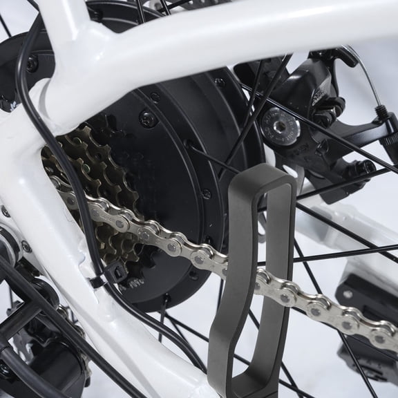 KAKOWELY 1Pair Bike Chain Protector Black Durable Frame Guard for Mountain and Road Bikes