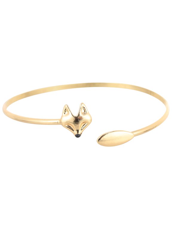 Women's Golden Copper Bracelet with Properties and Unique Shape Design