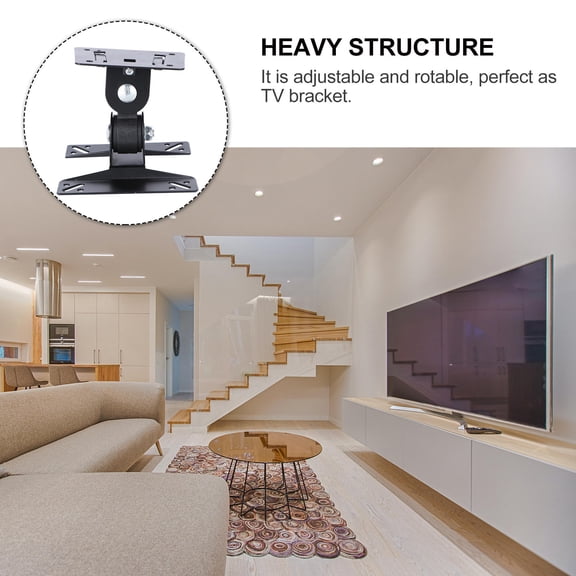 KAKOWELY 1Pc Rotatable LCD TV Rack with Steel Frame for Easy Installation At Home
