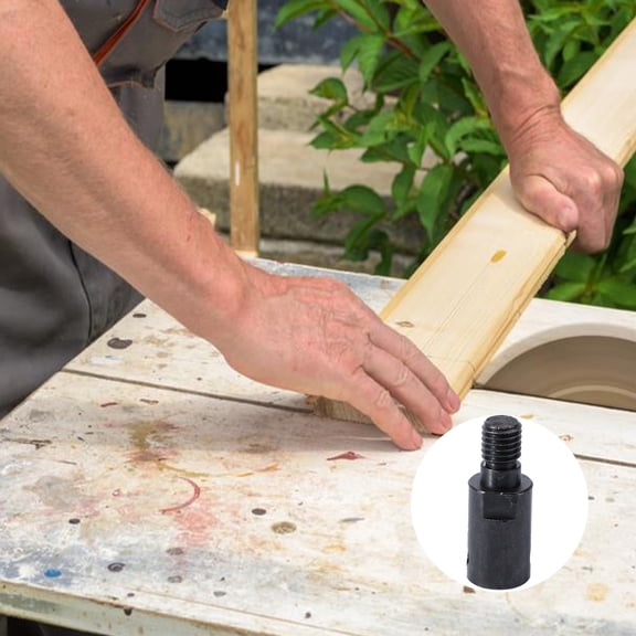KAKOWELY 1Pc Saw Shaft Coupler Bar Chuck Adapter for Grinding Use with Stress Relief Feature