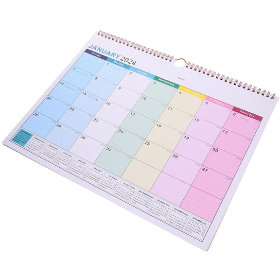 KAKOWELY 1Pcs Academic Wall Calendar for Students and Professionals Large Size 37.5x30x1In