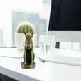 thumbnail image 1 of KAKOWELY 1Pcs Bastet Figurine Cat Statue Office Decoration for Mythology Fans Zinc Alloy, 1 of 7