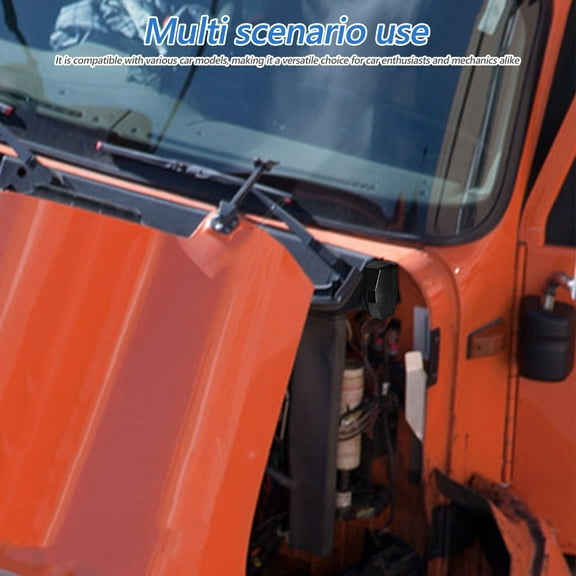 KAKOWELY 1Pcs Black Rubber Hood Latch Bumper Support for Peterbilt Engine Hood Hinge