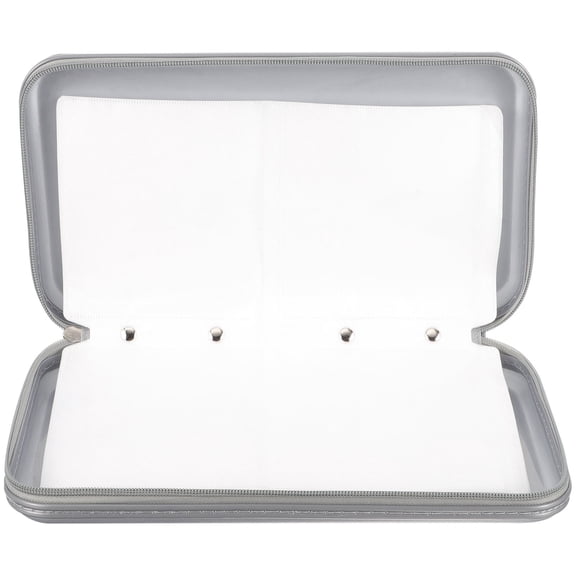 KAKOWELY 1Pcs CD Holder Large Capacity Design Soft Material Protection For CD Discs 28.5X16.5CM 5Cm Thickness