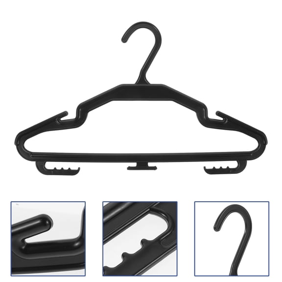 KAKOWELY 1Pcs Diving Suit Drying Rack Non Slip Clothes Hanger for Diving Clubs and Dive Shops Black Abs Material