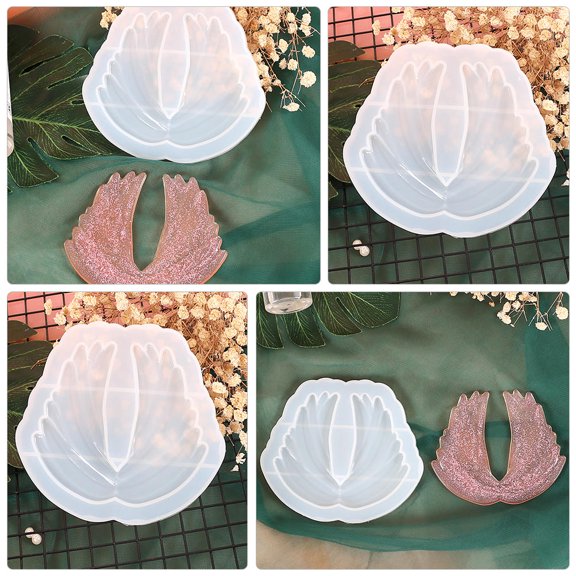 KAKOWELY 1 Piece Wings Shaped Fondant Cake Mold for Candy Making and Craft Projects