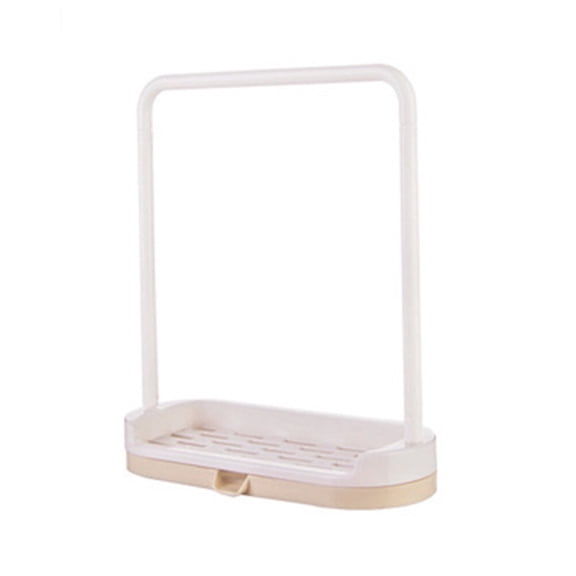 KAKOWELY 1Pcs Kitchen Cartoon Sponge Holder Plastic Sink for Sponges Soap Scrubbers Cleaning Brush 19.3X16.8X7In