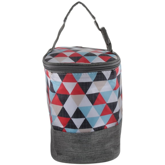 KAKOWELY 1Pcs Round Bottle Bag Insulated Milk Bottle Carrying Bag for Baby Bottle Storage Bag Outdoor