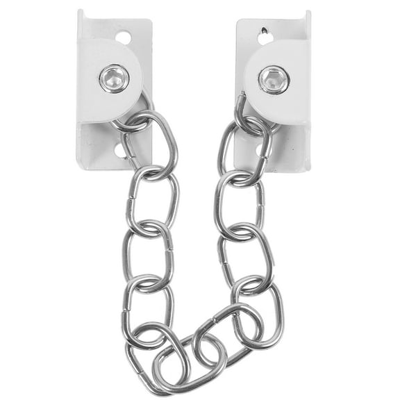 KAKOWELY 1Pcs Security Chain for Windows and Doors in White Color