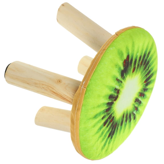 KAKOWELY Decorative Solid Wood Stool For Bedroom 1Pack 10.4In