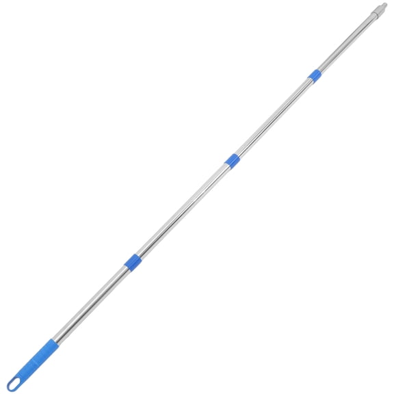 KAKOWELY 1Set Blue Stainless Steel Extension Pole for Ceiling Light Bulb Changer Firm Grip